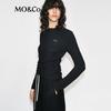 MO&Co. Minimalist Round Neck Knit Sweater