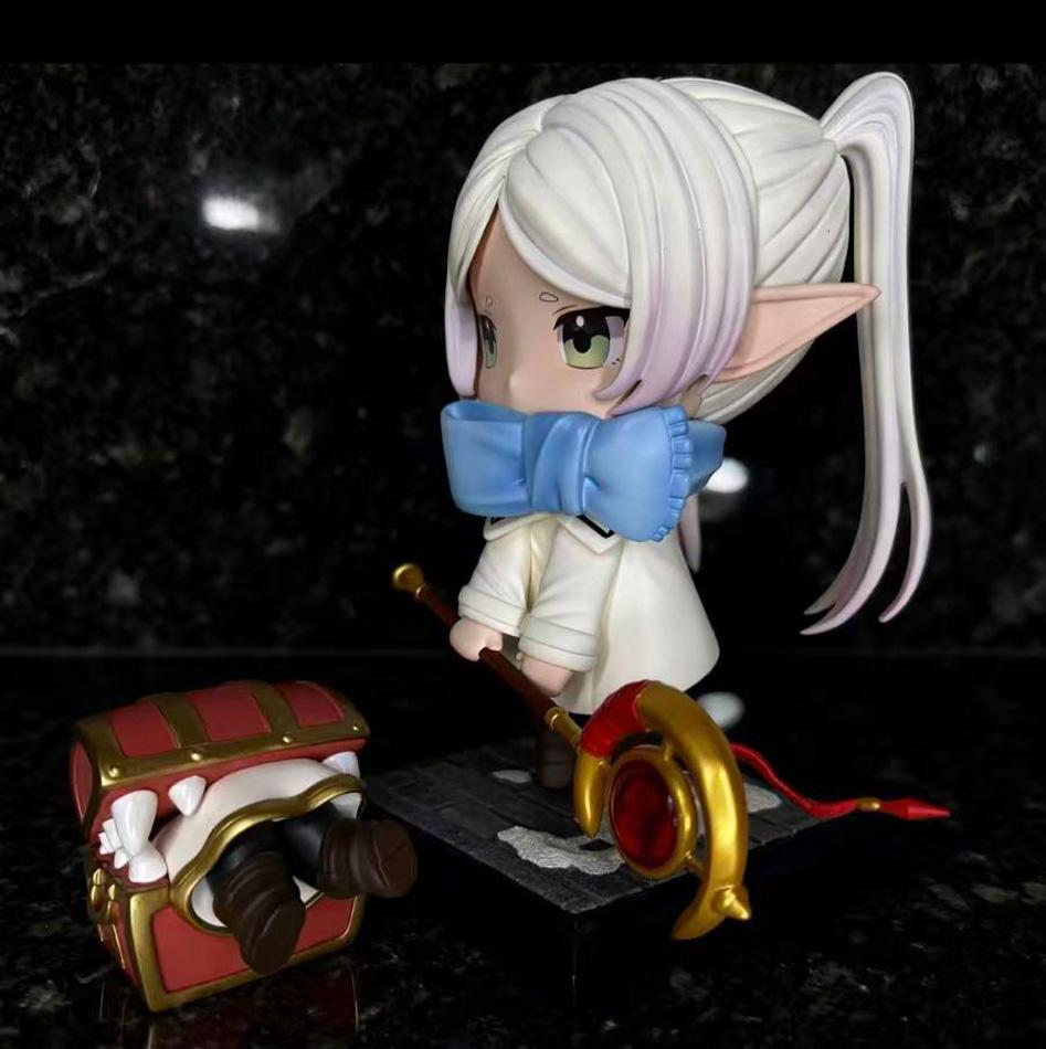 Funeral Lillian Winter Clothes Lillian Handmade 14cm 5.51in anime Beautiful Girl Animation Model Handmade Decoration