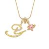 Dopamine 26-Letter Necklace: Light Luxury Collarbone Chain for Women