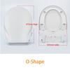 Non-Electric Flushing Bidet Toilet Seat Soft Closing Silence Toilet Seat Cover Manual Control Universal Toilet Seat Lid
