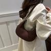 French Niche Bag Women's 2025 Winter Popular New Trendy Foreign Casual Fashion Shoulder Bag Underarm Crescent Bag
