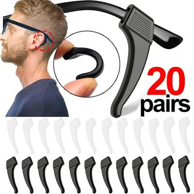 2/40 Stück Silikon-Ohrhaken Anti-Rutsch Brillenbügel Ohrhülse Halterung Befestigung Sonnenbrillen Zubehör Griff Anti-Fall Brillenhalter