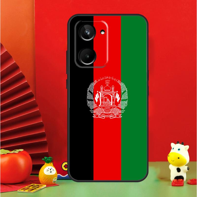 Afghan Afghanistan Flag Banner For Realme 15 Pro GT7 GT6 10 11 12 13 14 Pro Plus C65 C67 C63 C61 C55 C51 C53 C35 C75 Case