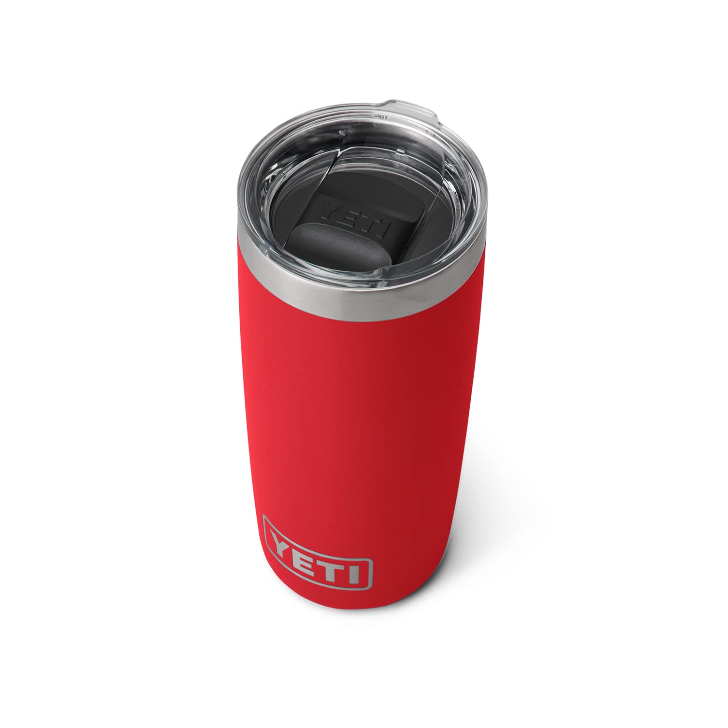 

Yeti Rambler 10oz Stainless Vacuum with MagSlider Lid Tumbler, Steel, Insulated, (Rescue Red)