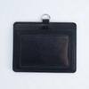 PU Leather ID Card Holder Horizon Style Student ID Pass Cover School Office Exhibition Badge Holder Porta Credencial Id Card