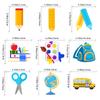 School Season School Kindergarten Classroom Party Decoration Pencil Ruler Drawing Board Hemp Rope Tag Customization