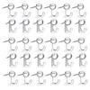 Box of 50 Transparent Push Pin Hooks for Cork and Felt Boards - T-Pins for Photos and Small Items.