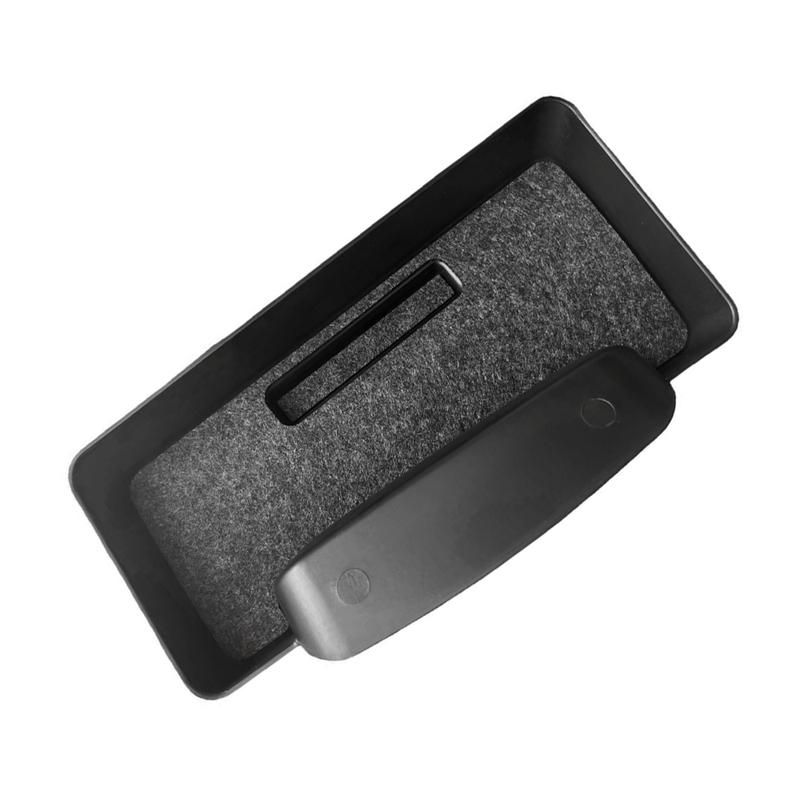 For BYD Atto 3 Yuan Plus   ABS LCD Screen Rear Organization Tissue Tray Lockers Car Storage Accessories