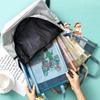 Simple Mesh Zipper Pouch Subject ID Card Storage Handbag Stationery Organizer Pouch  Student Gift