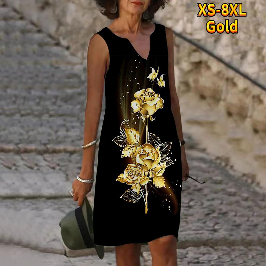 Женское летнее платье с V-образным вырезом — фото 4