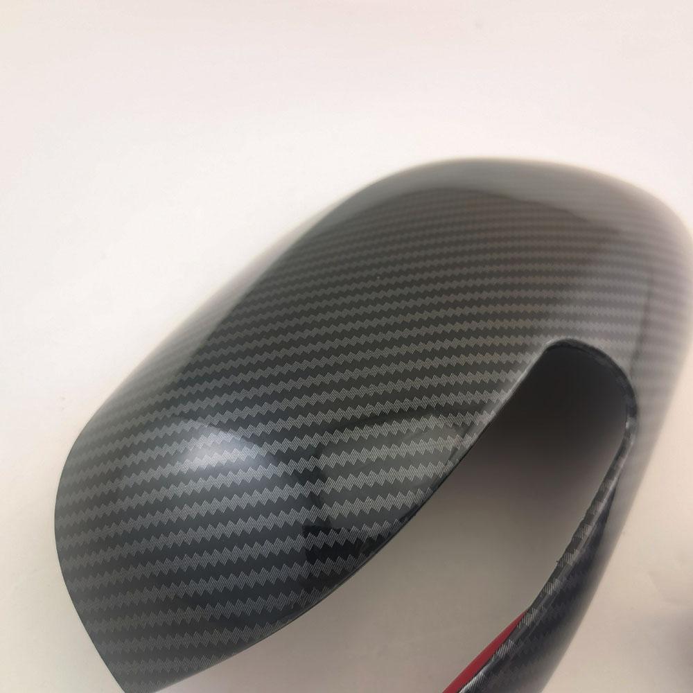 For 2008-2015 Scion xB Wagon Side Mirror Cover Carbon Fiber Look Plastic Trims