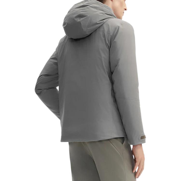 New FILA Down Jacket Men's Star Morning Gray F11M442918FDY