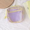Cosmetic Storage Bag Breathable Mesh Design Compact Organizer with Lanyard Portable Bag for Toiletries Makeup