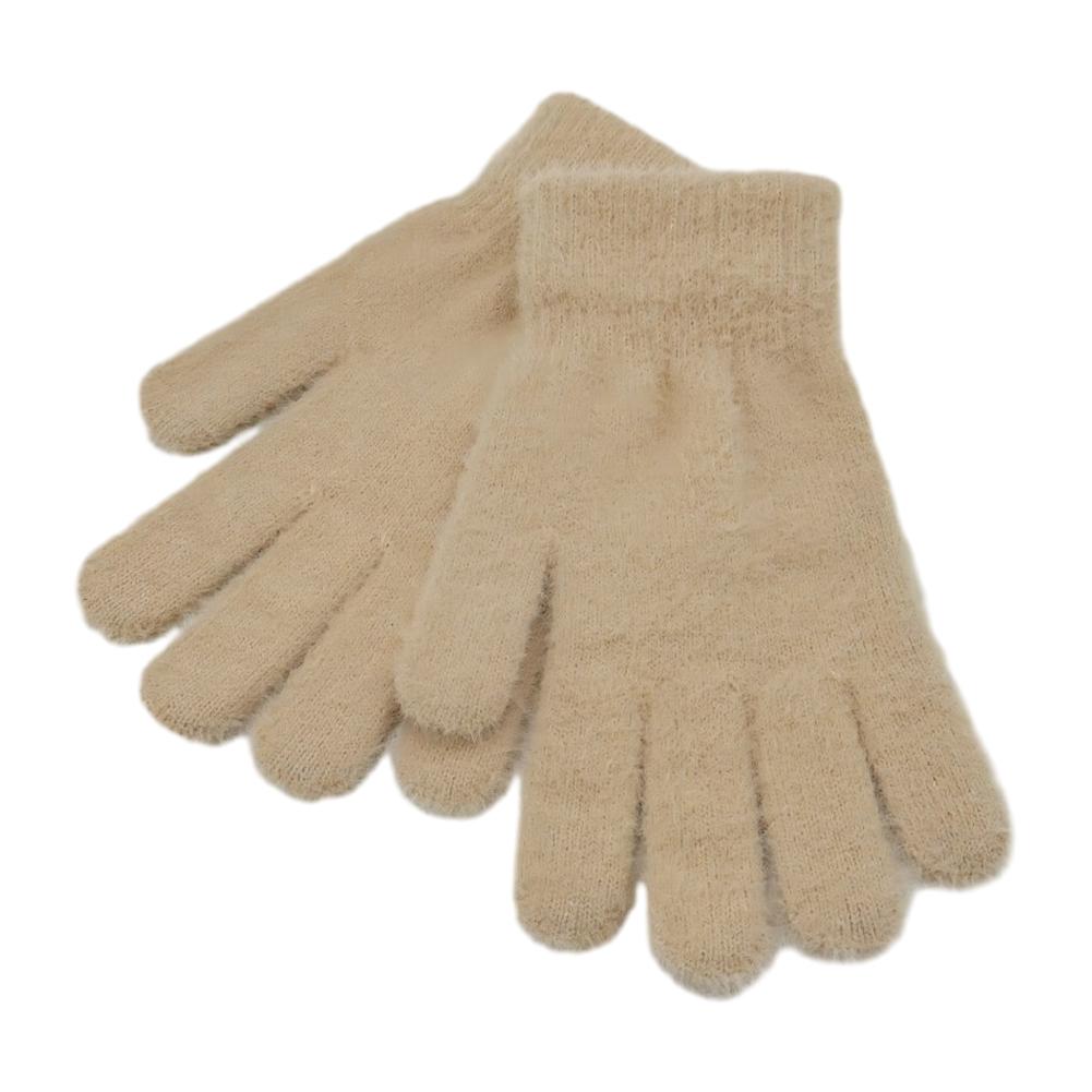 

The gloves are made of soft and silky rabbit fur, keeping you warm in winter абрикосовий