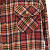 Indian Motorcycle Check Pattern Long Sleeve Western Shirt M Men's Used