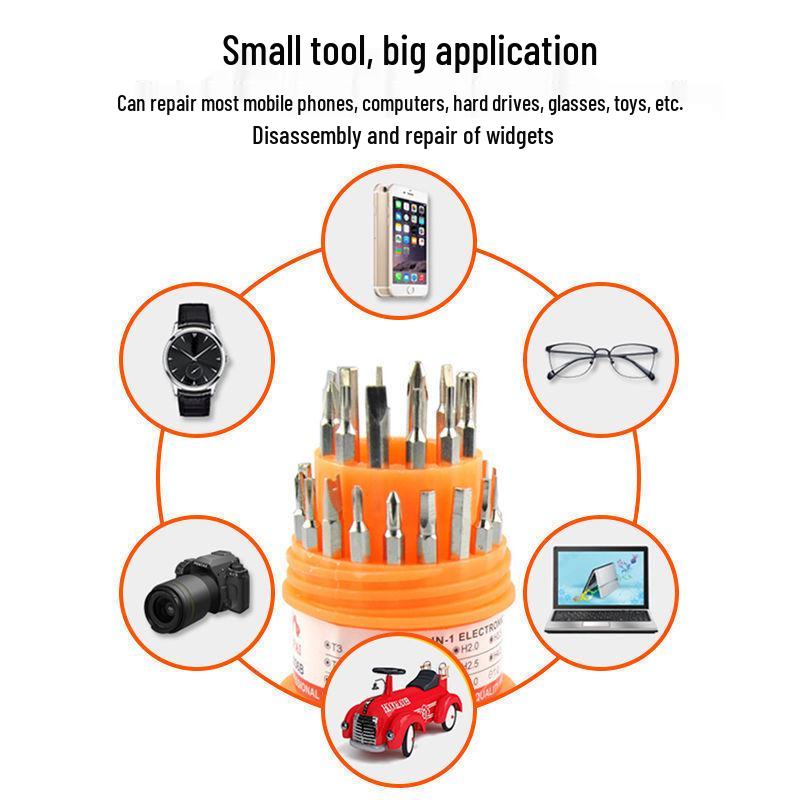 Multi-Purpose Phillips & Slotted Screwdriver Set for Household Repair