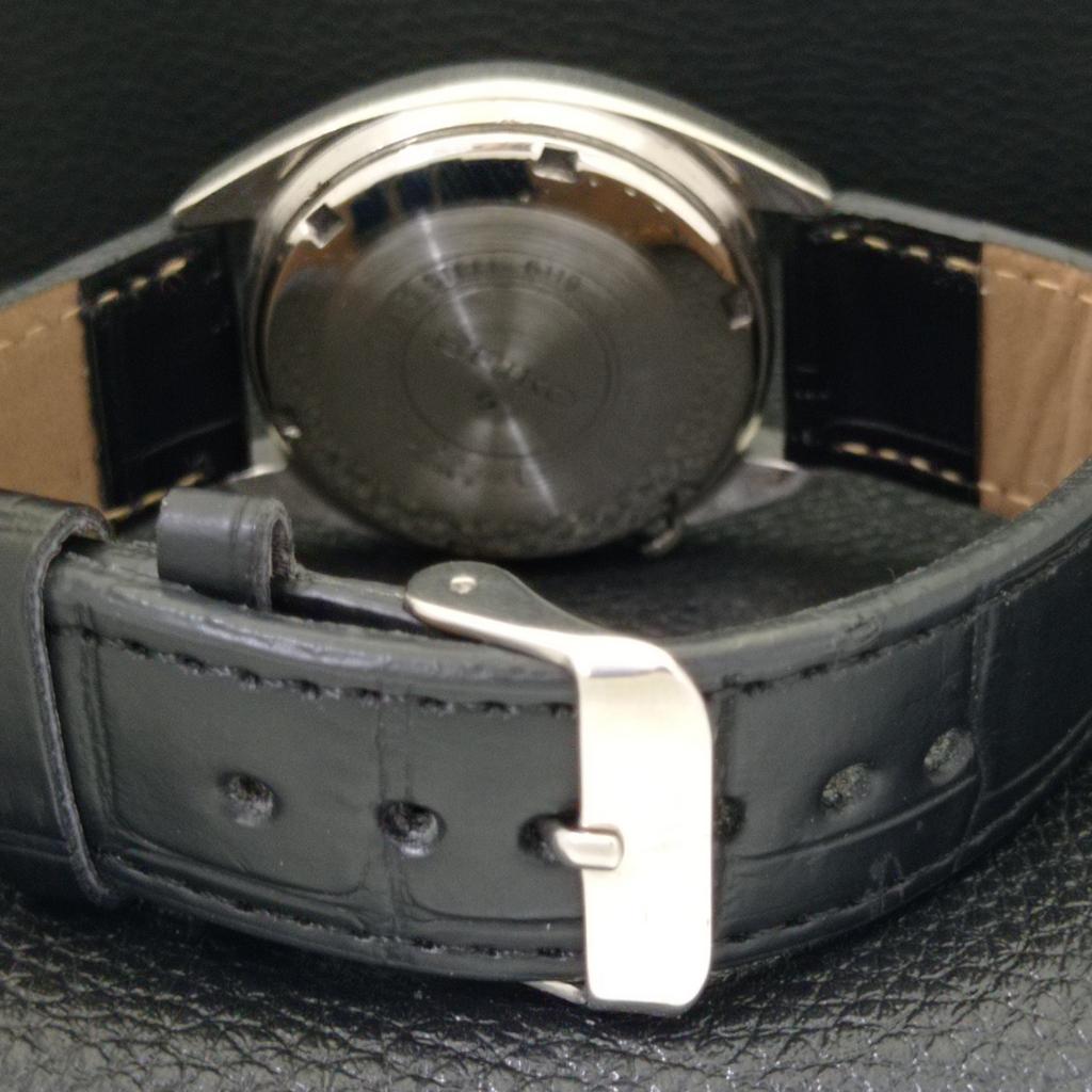 VINTAGE SEIKO 5 AUTOMATIC 6119C JAPAN MENS BLUE COLOR DIAL WATCH A500076-2 R151a-a500076