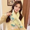 Winter Shawl Warm Scarf Thick Neck Warmer Stylish Adult Cartoon Scarf Neckwear