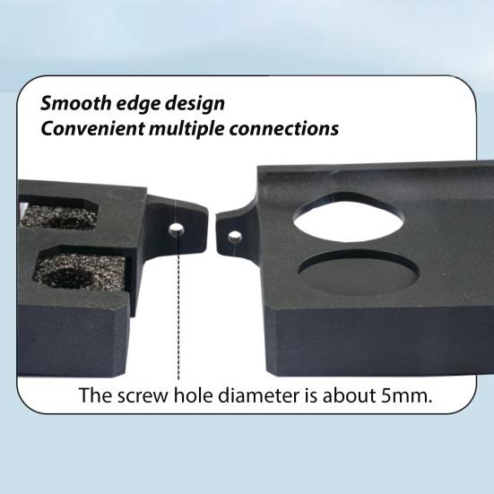 Wall Mount Fishing Rod Holder 10 Holes Multi-function Vertical Fishing Pole Display Storage Rack Organizer Stand Fishing Accessories