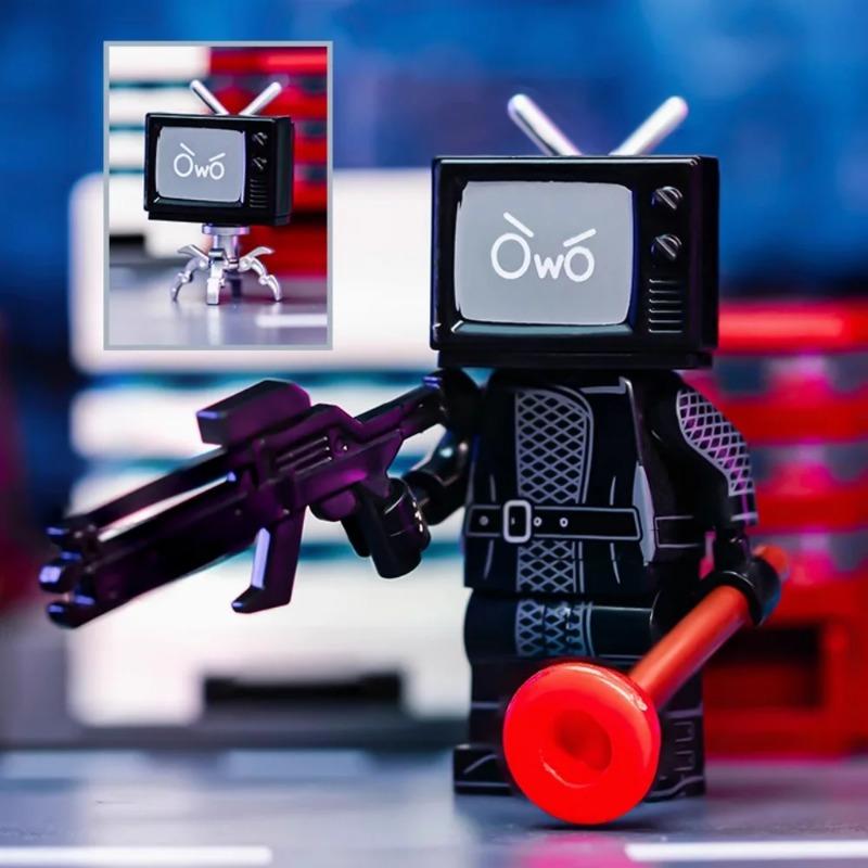 

Большой Размер Новый Скибиди Туалет Коробка Конструктор Большой Титан Камерамэн Спикермэн Мини Экшн Фигурка Игрушки