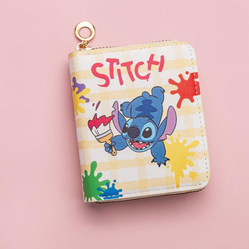 Cartoon Cartoon Pu Wallet Student Short Zipper Bag Change Bag ID Bag Card Bag
