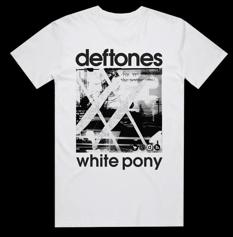 Rare Deftones White Pony T-Shirt, Unisex White Cotton T-shirt, Size S-5XL Unisex T-Shirt S