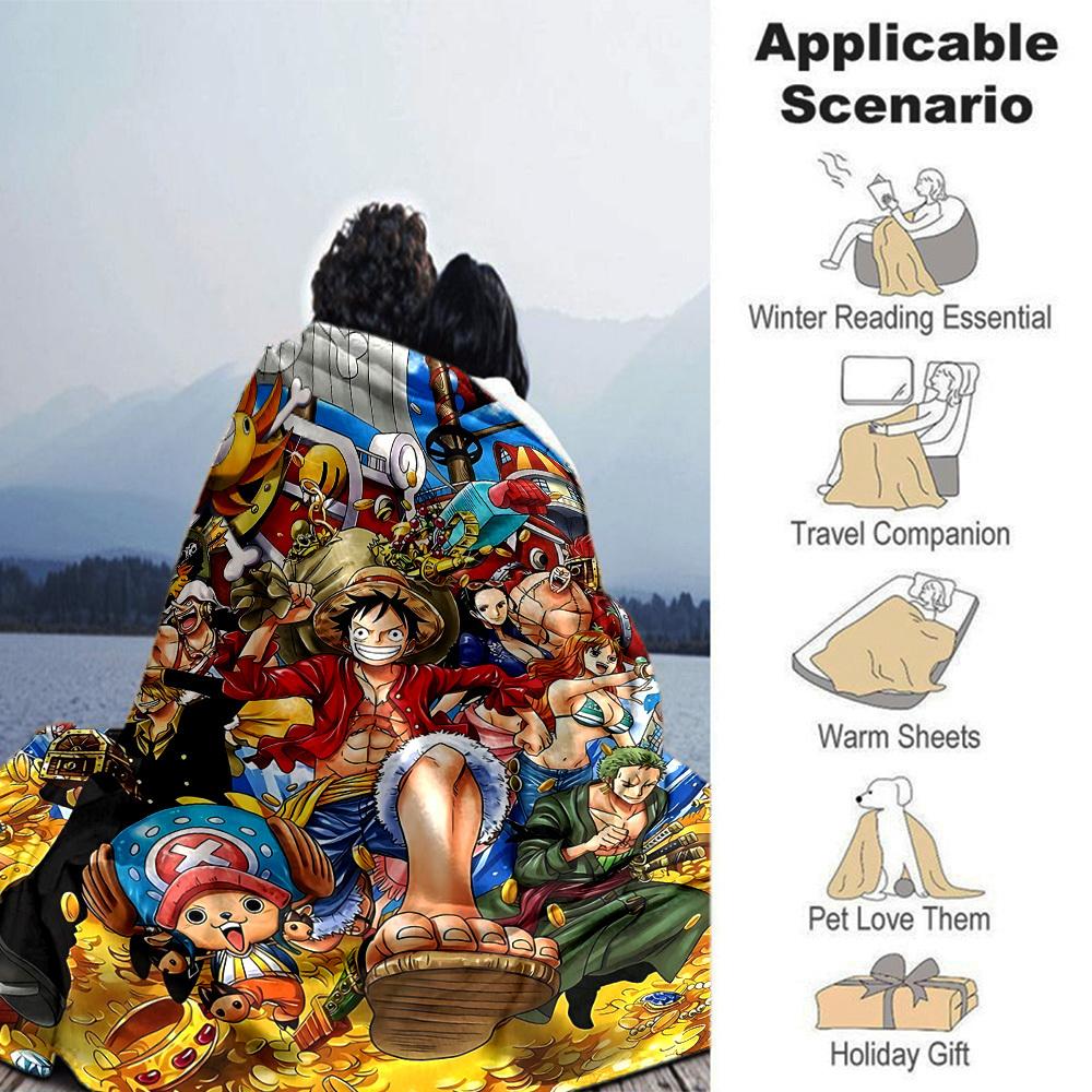 1pc One Piece Throw Blanket Soft Flannel, Cozy All Season Polyester Perfect for Home, Office