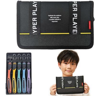 Carving Knife Set with Safety Yoshiharu Elementary (Hyper Player, Right-Handed, 2-Way Grip, Guard, Cutlery, School)