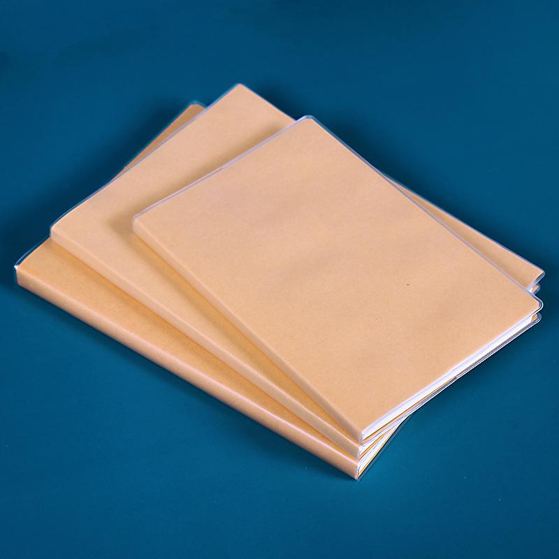 Dicker Notizblock im Vintage-Stil: Minimalistisches B5 Kunststoffcover, A5 Notizbuch mit hochwertigem Papier