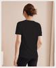 Women's Plus Size Slimming Quick-Dry Yoga T-Shirt - Short Sleeve Sports Top for Running & Gym
