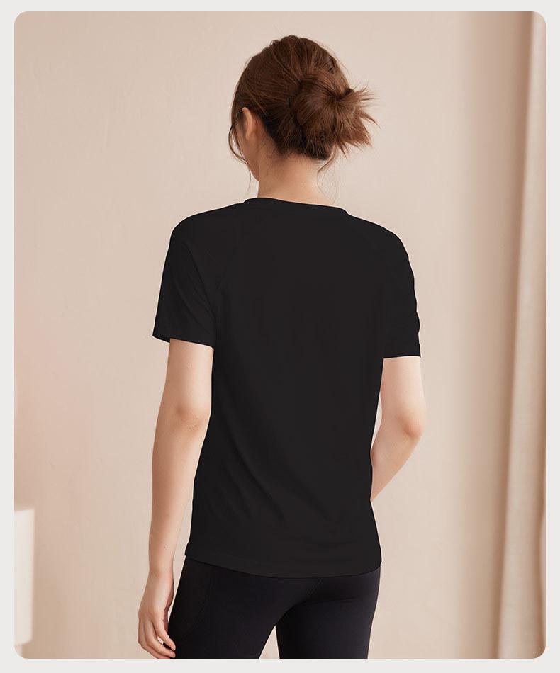 Women's Plus Size Slimming Quick-Dry Yoga T-Shirt - Short Sleeve Sports Top for Running & Gym