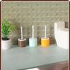 3Pcs Cleaning Tool 1:12 Dollhouse Mini Simulation Long Handle Toilet Brush Model For Toilet Scene Toy Home Decor Accessories