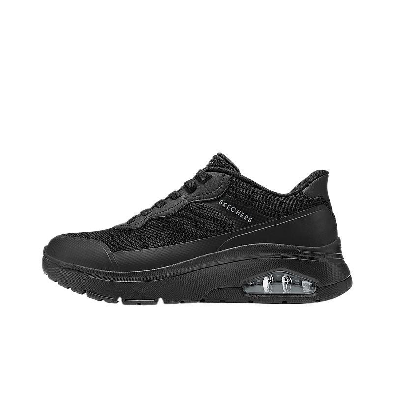 Skechers Street Comfortable Mesh Breathable Low-Top Running Shoes Men sneakers Black 183313-BBK 39