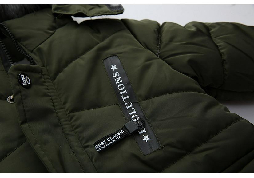 2023 Boys' Thickened Cotton Jacket - Cross-Border E-Commerce Edition