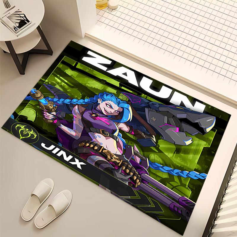 League of Legends Ahri Print Area Rug - Soft,Washable Non-Slip Indoor Mat,Living Room,Home Office Decorative Rug