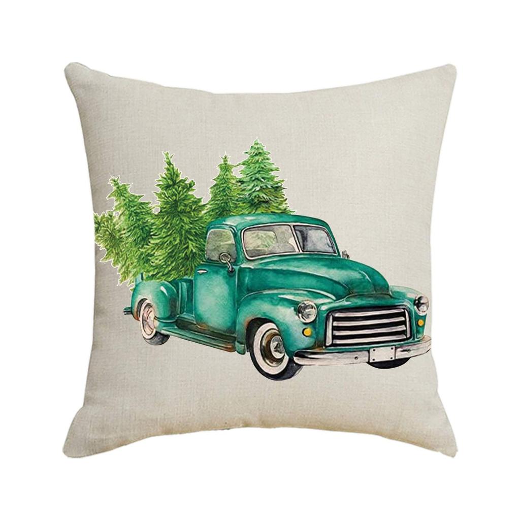 New Christmas Pillow Cover, Festive Pillow, Cushion Cover, Gift Backrest Cover, Waist Cushion Cover