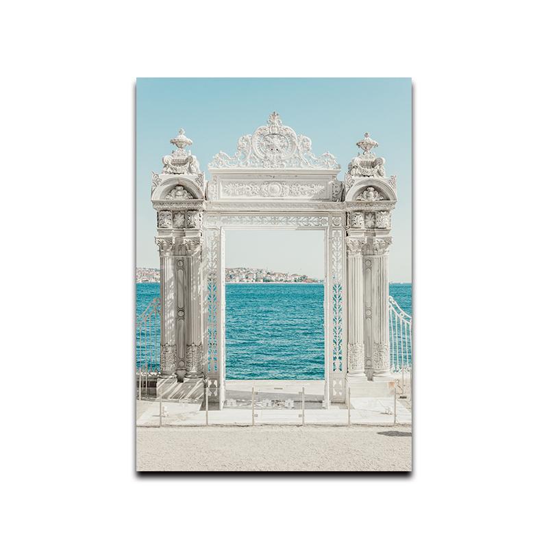 Nordic Decoration Poster and Prints Life Quote Flower Sea Landscape Wall Art Canvas Painting Decorative Picture Home Decor