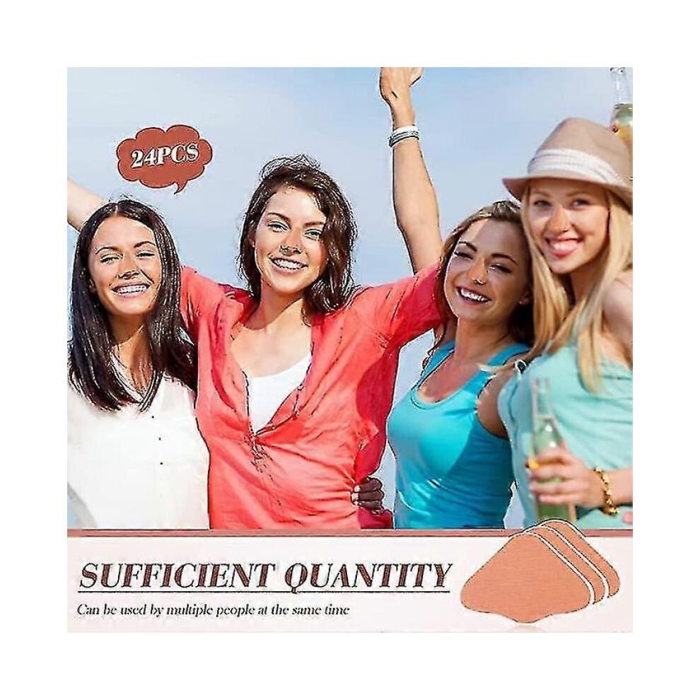 24 Set Sun Protection Nose Patch Uv Golf Patches for Sunscreen for Men Women Sports Tanning