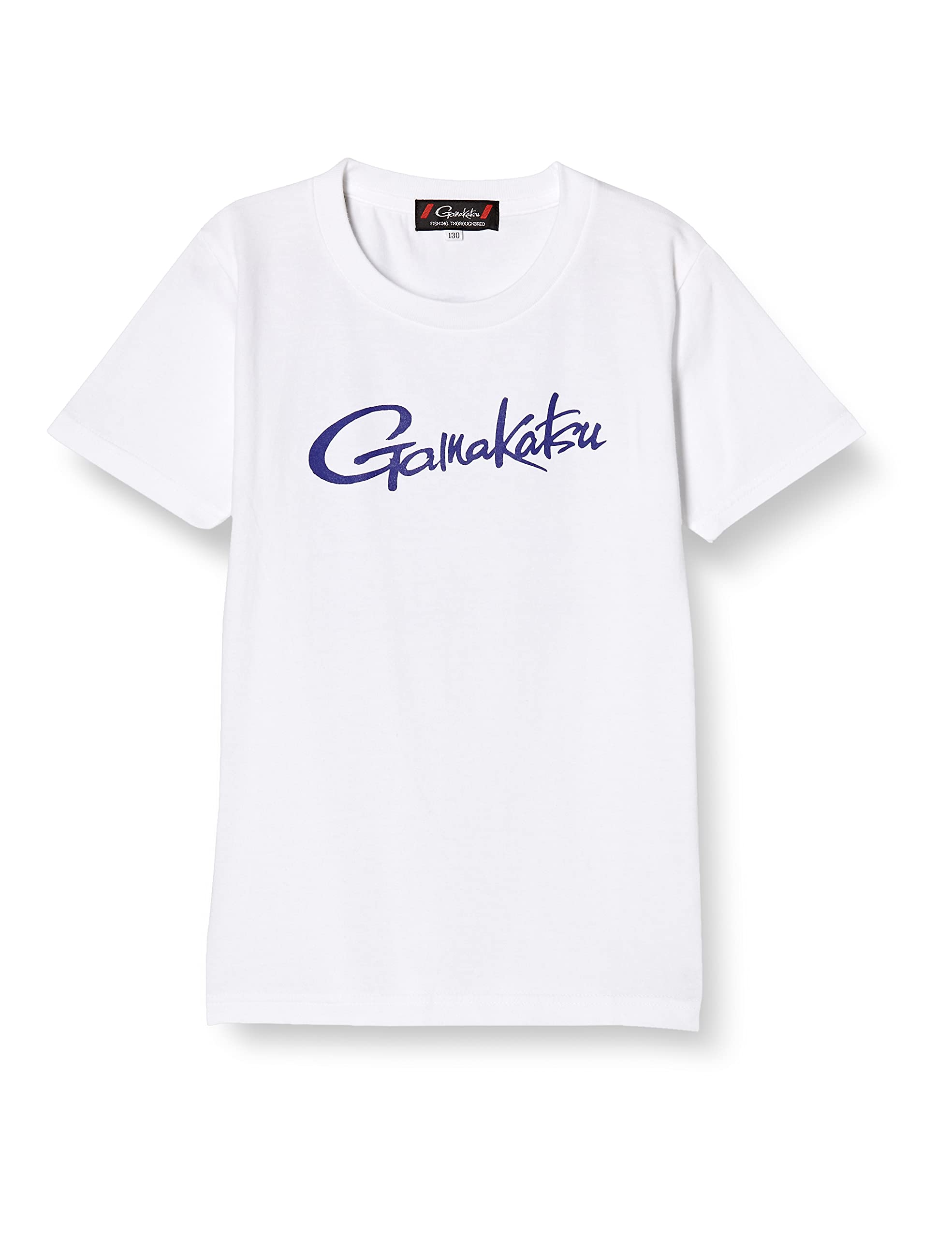 

Футболка детская Gamakatsu GM3576 белая 130 (курсивный логотип) белый