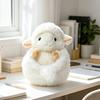 Hedgehog Zodiac Goat Plush Toy Chubby Animal Stuffed Toy Funny Flip-over Sheep Keychain  Xmas Gifts