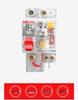 DELIXI Transparent Earth Leakage Circuit Breaker with RCD Switch, 1P+N/2P/3P/4P, 32A/63A Air Switch.