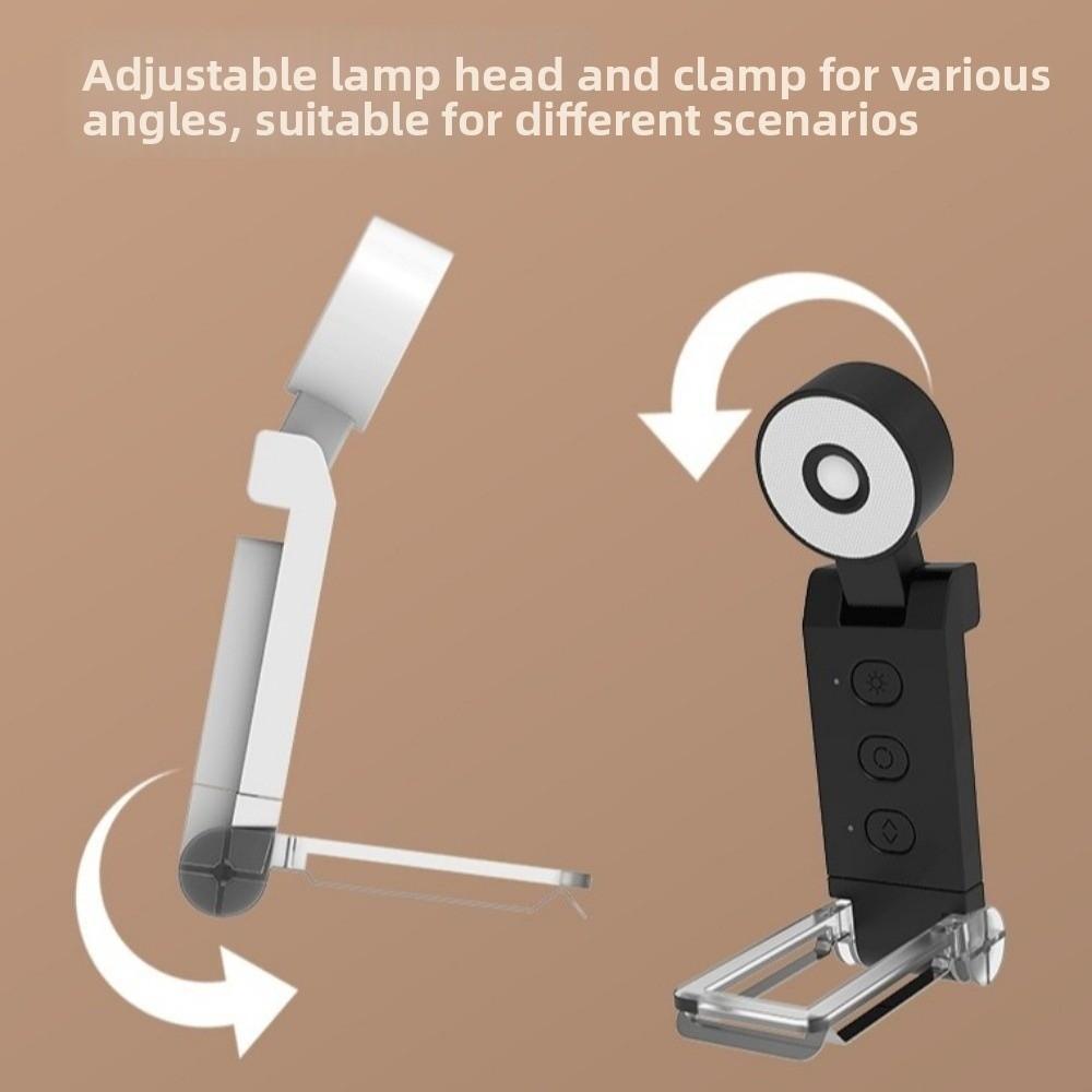 Clip-on/Stand Reading Lamp 5 Colors Night Light Lightweight LED Book Lights  Reading
