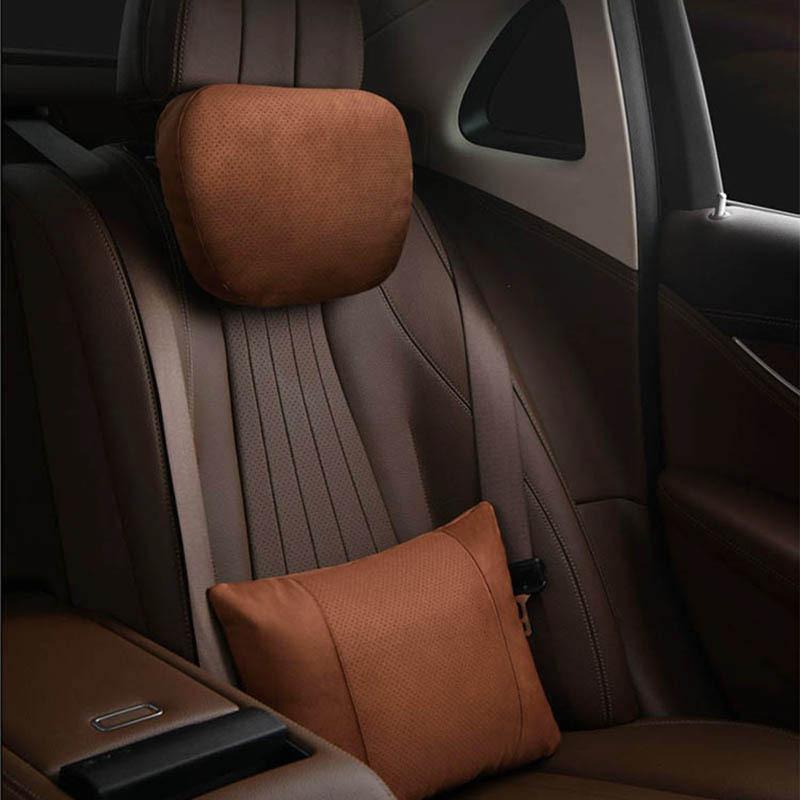 Špičková kvalita opěrky hlavy do auta sedátko s podporou krku / Maybach Design S Class Soft Univerzální nastavitelný polštář na krk do auta Polštář v pase