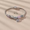 DIY Beaded Bracelet With Cartoon Family Girl Pendant Heart Flower Charm Jewelry
