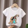 Hot Selling Little Princess Ariel Jennifer Cinderella Printed Childrens Unisex Women Tshirt Cotton Tshirt Summer