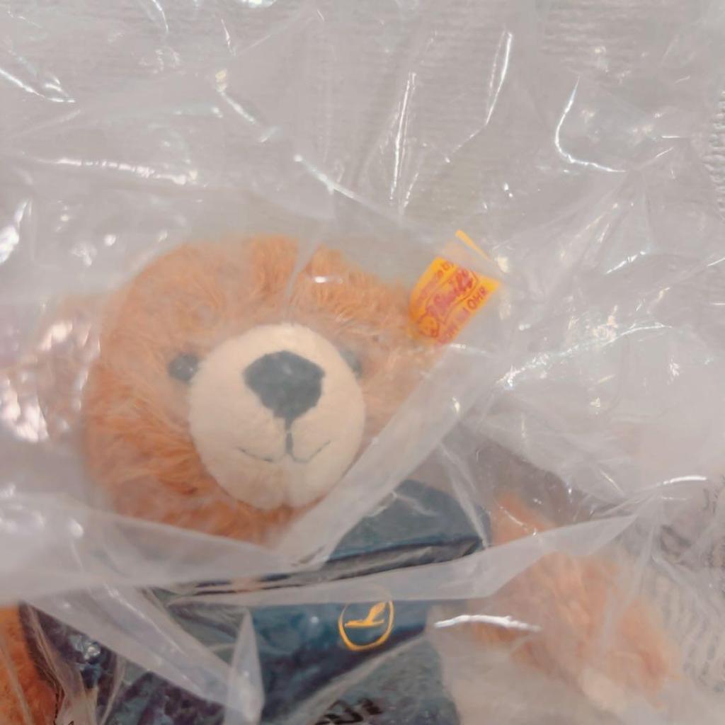 [USED] Lufthansa and Steiff collaboration teddy bear 989698, rare