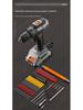 Cordless Brushless Impact Drill: Multifunctional Electric Screwdriver & Pistol Hand Drill for Household Use.