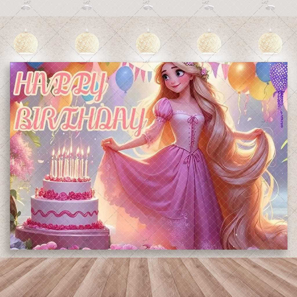 BEPAN Fundal Tematic Magic Rapunzel Personalizabil Decorațiuni și Accesorii Petrecere de Ziua de Naștere Fetiță Fundal Baby Shower Poster Cameră