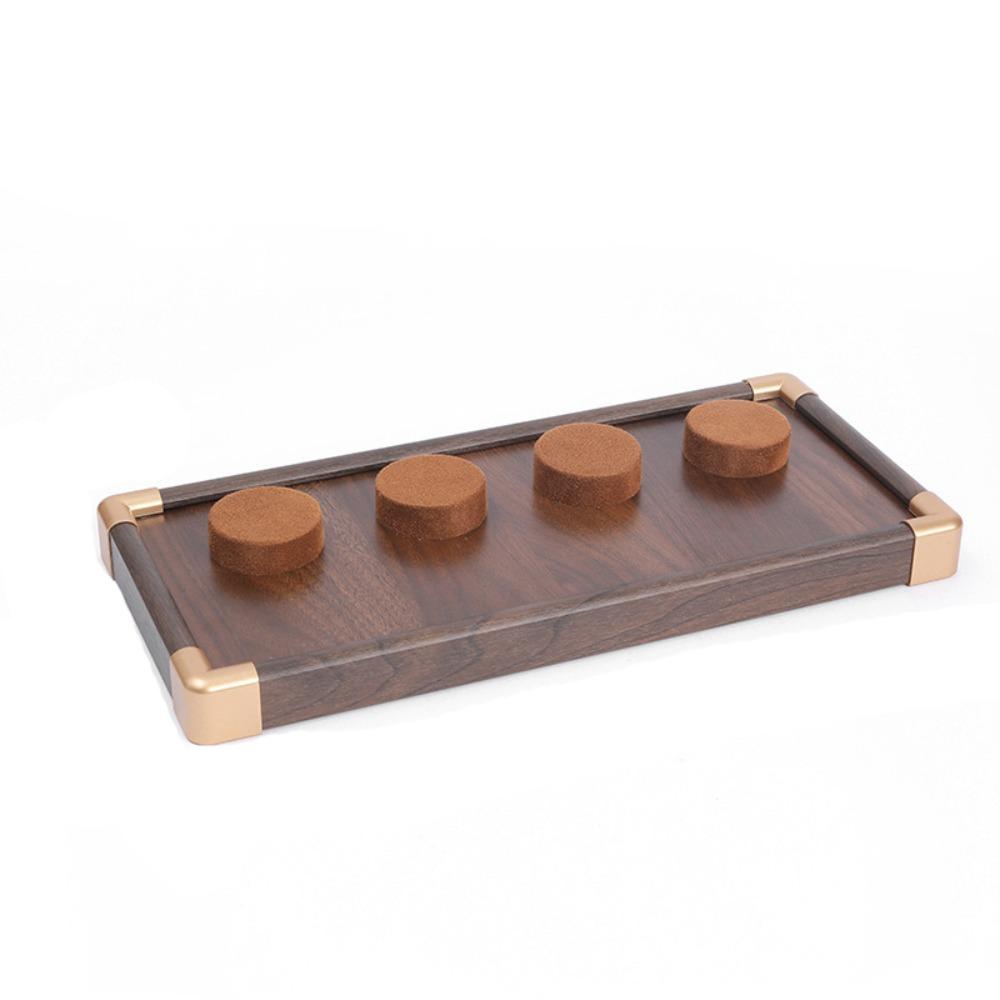 Organizer Jewelry Display Stand Walnut Wood Bracelet Display Rack Durable Hand Jewelry Holder  Gift
