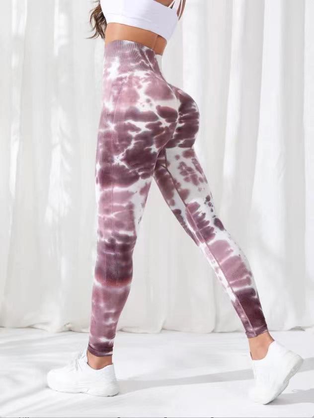 Women's High-Waisted Peach Butt Lifting Yoga Pants - Seamless, Quick-Dry, Skinny Fit